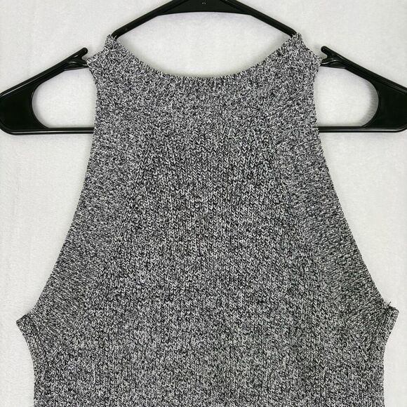 Wilfred Aritzia Black & White Knit High Neckline Tank Top Size Small - Picture 7 of 11